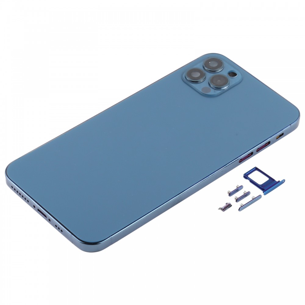 Back Housing Cover with Appearance Imitation of iP12 Pro Max for iPhone XS Max(Blue) iPhone Replacement Parts Apple iPhone XS Max